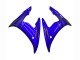 Carénages Moto Yamaha YZF R6 2003-2004 - Bleu Noir Brillant