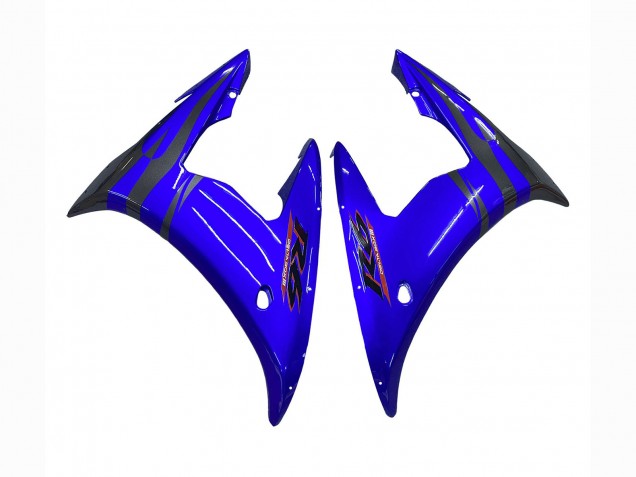 Carénages Moto Yamaha YZF R6S 2006-2009 - Bleu Noir