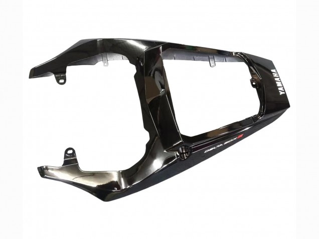 Carénages Moto Yamaha YZF R6 2003-2004 - Noir Brillant Noir Mat Blanc Décalque