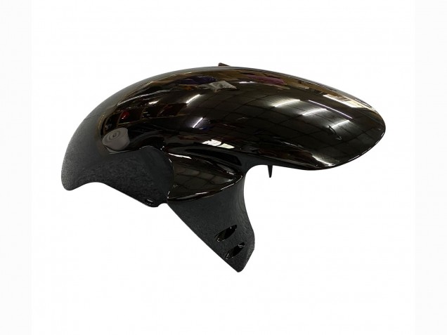 Carénages Moto Yamaha YZF R6 2003-2004 - Noir Brillant Noir Mat Or Décalque