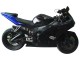 Carénages Moto Yamaha YZF R6 2003-2004 - Bleu Noir Mat
