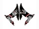 Carénages Moto Yamaha YZF R6S 2006-2009 - Noir Brillant Rouge Blanc Lucky Strike Motul