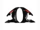 Carénages Moto Yamaha YZF R6S 2006-2009 - Noir Brillant Rouge
