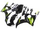 Carénages Moto Yamaha YZF R6 2003-2004 - Noir Brillant Jaune Néon
