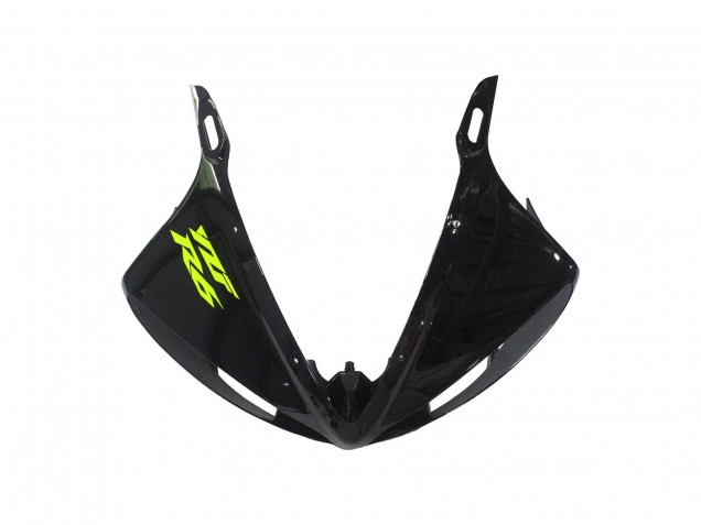 Carénages Moto Yamaha YZF R6S 2006-2009 - Noir Brillant Jaune Néon