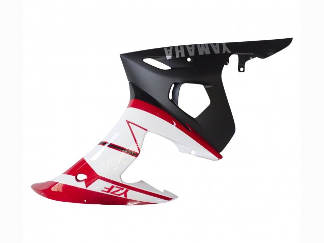 Carénages Moto Yamaha YZF R6 2003-2004 - Rouge Blanc Noir Mat