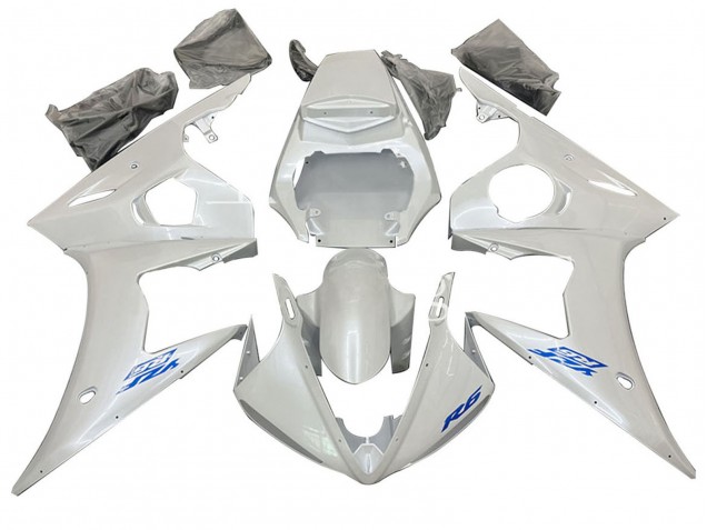 Carénages Moto Yamaha YZF R6 2003-2004 - Blanc