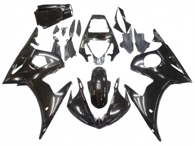 Meilleurs Carénages Moto Yamaha YZF R6 2003-2004 - Noir Brillant