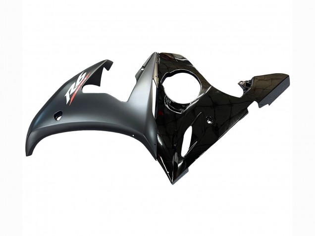 Carénages Moto Yamaha YZF R6 2003-2004 - Noir Brillant Noir Mat Or Caméléon