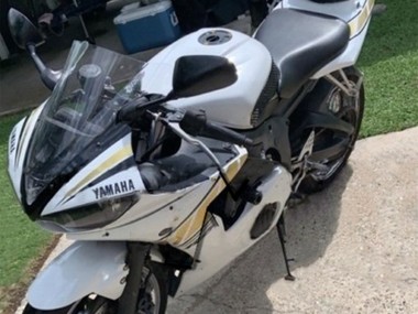 Meilleurs Carénages Moto Yamaha YZF R6 2003-2004 - Blanc Or
