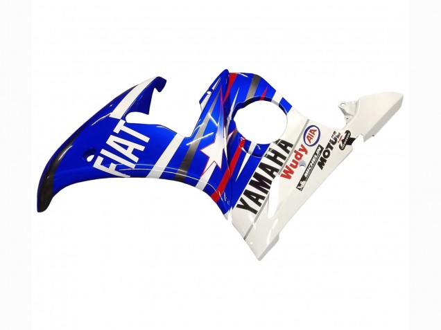 Carénages Moto Yamaha YZF 600 R6 2005 - Bleu Blanc Rouge Motul Michelin Fiat