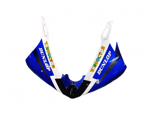 Carénages Moto Yamaha YZF 600 R6 2005 - Blanc Bleu Dunlop Fiat Motul
