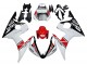 Carénages Moto Yamaha YZF 600 R6 2005 - Blanc Noir Rouge Motul