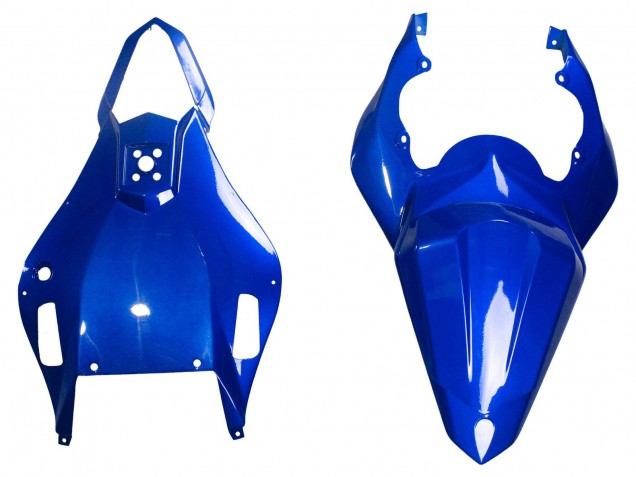 Carénages Moto Yamaha YZF 600 R6 2006-2007 - Bleu Blanc Noir Brillant