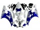 Carénages Moto Yamaha YZF 600 R6 2006-2007 - Blanc Bleu Jordan