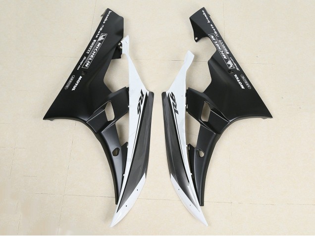 Carénages Moto Yamaha YZF 600 R6 2006-2007 - Noir Brillant Noir Mat Blanc Motul Michelin