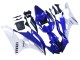 Carénages Moto Yamaha YZF 600 R6 2006-2007 - Blanc Bleu Noir