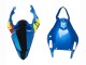 Carénages Moto Yamaha YZF 600 R6 2006-2007 - Bleu Vert Néon Noir Requin