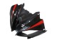 Carénages Moto Yamaha YZF 600 R6 2008-2016 - Argent Noir Rouge Requin 4