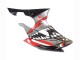 Carénages Moto Yamaha YZF 600 R6 2008-2016 - Argent Noir Rouge Requin 4