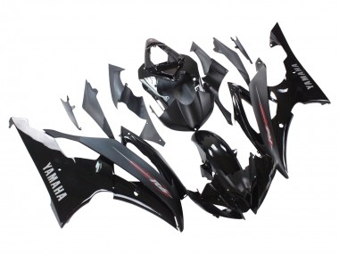 Meilleurs Carénages Moto Yamaha YZF 600 R6 2008-2016 - Noir Brillant Noir Mat
