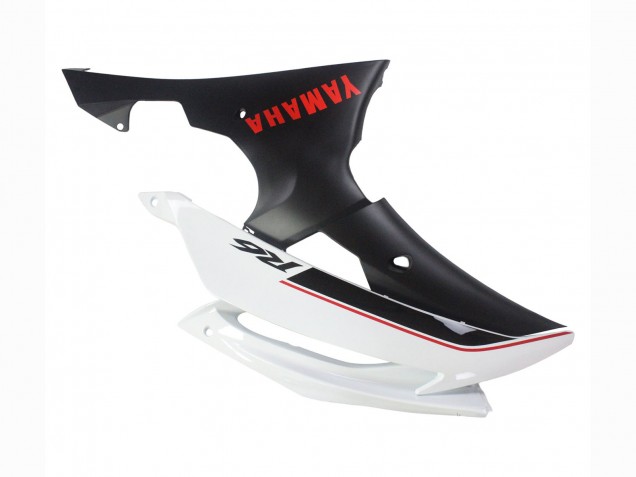 Carénages Moto Yamaha YZF 600 R6 2008-2016 - Blanc Noir Mat Rouge Décalque