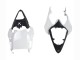 Carénages Moto Yamaha YZF 600 R6 2008-2016 - Blanc Noir Mat Rouge Décalque