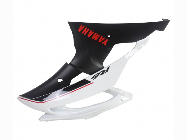 Carénages Moto Yamaha YZF 600 R6 2008-2016 - Blanc Noir Mat Rouge Décalque