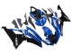 Carénages Moto Yamaha YZF 600 R6 2008-2016 - Blanc Bleu Noir Brillant