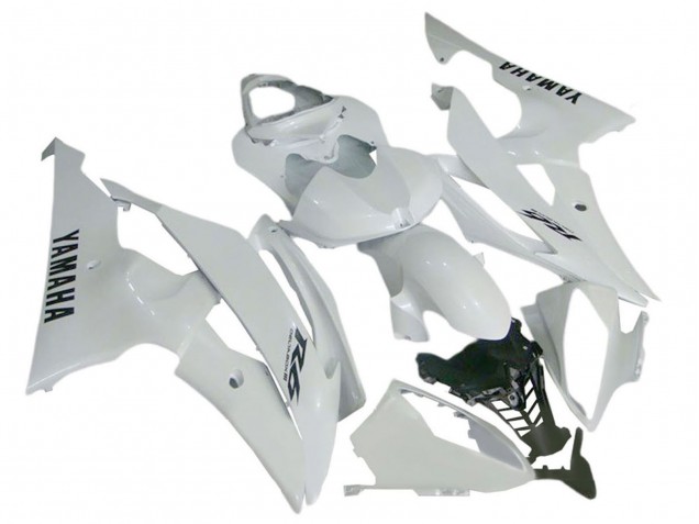 Carénages Moto Yamaha YZF 600 R6 2008-2016 - Blanc Brillant
