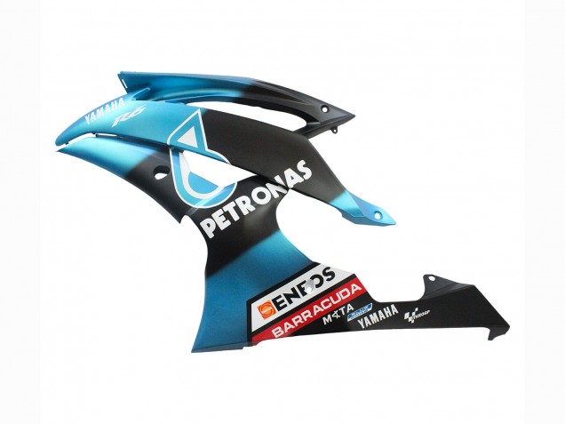 Carénages Moto Yamaha YZF 600 R6 2008-2016 - Bleu Clair Noir Mat Petronas ENEOS