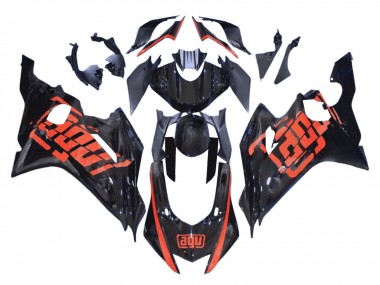 Meilleurs Carénages Moto Yamaha YZF 600 R6 2008-2016 - Rouge Noir Brillant