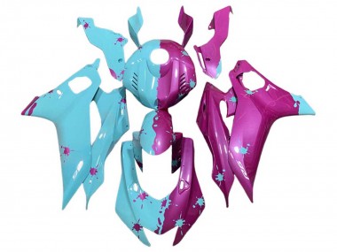Meilleurs Carénages Moto Yamaha YZF 600 R6 2017-2023 - Bleu Rose