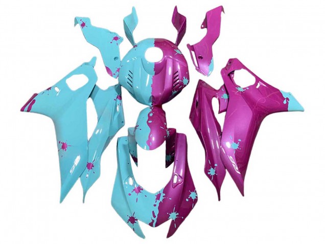 Carénages Moto Yamaha YZF 600 R6 2017-2023 - Bleu Rose