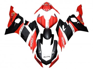 Meilleurs Carénages Moto Yamaha YZF 600 R6 2017-2023 - Rouge Blanc Noir Mat