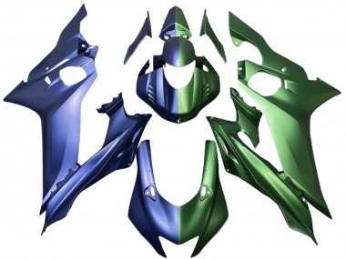 Meilleurs Carénages Moto Yamaha YZF 600 R6 2017-2023 - Bleu Vert