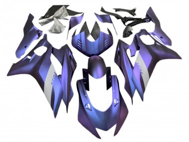 Meilleurs Carénages Moto Yamaha YZF 600 R6 2017-2023 - Violet Argent