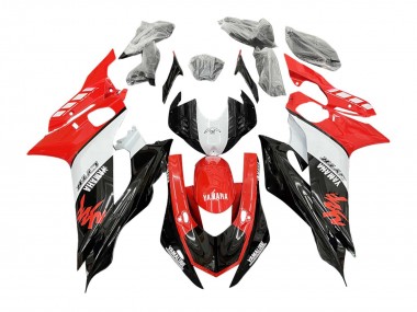 Meilleurs Carénages Moto Yamaha YZF 600 R6 2017-2023 - Blanc Rouge Noir GYTR Yamalube