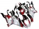 Carénages Moto Yamaha YZF 600 R6 2017-2023 - Blanc Rouge Noir Semakin Didepan