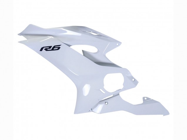 Carénages Moto Yamaha YZF 600 R6 2017-2023 - Blanc