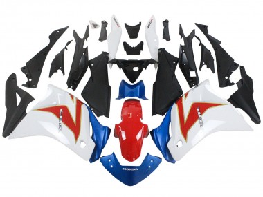 Meilleurs Carénages Moto Honda CBR250RR 2011-2015 - Blanc Rouge Bleu Clair