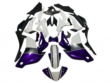 Meilleurs Carénages Moto Honda CBR250RR 2011-2015 - Blanc Violet Foncé Noir