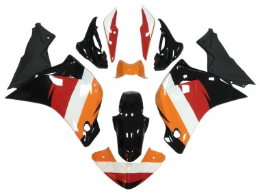 Meilleurs Carénages Moto Honda CBR250RR 2011-2015 - Orange Blanc Rouge Noir Brillant