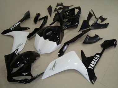 Meilleurs Carénages Moto Yamaha YZF R1 2007-2008 - Blanc Noir