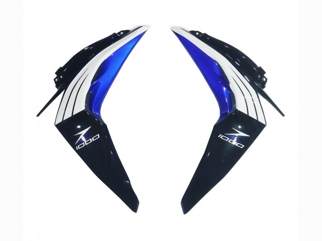 Carénages Moto Kawasaki Z1000 2014-2019 - Blanc Bleu Noir