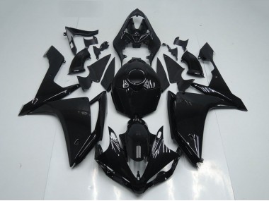 Meilleurs Carénages Moto Yamaha YZF R1 2007-2008 - Noir Brillant