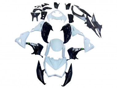 Meilleurs Carénages Moto Kawasaki Z800 2013-2018 - Blanc Noir Brillant Vert