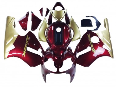 Meilleurs Carénages Moto Kawasaki ZX12R 2000-2001 - Rouge Or