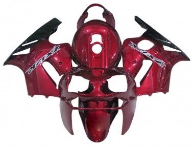 Meilleurs Carénages Moto Kawasaki ZX12R 2002-2006 - Bonbon Rouge Noir