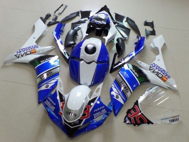 Meilleurs Carénages Moto Yamaha YZF R1 2007-2008 - Blanc Bleu Noir Vert Monstre Yamalube